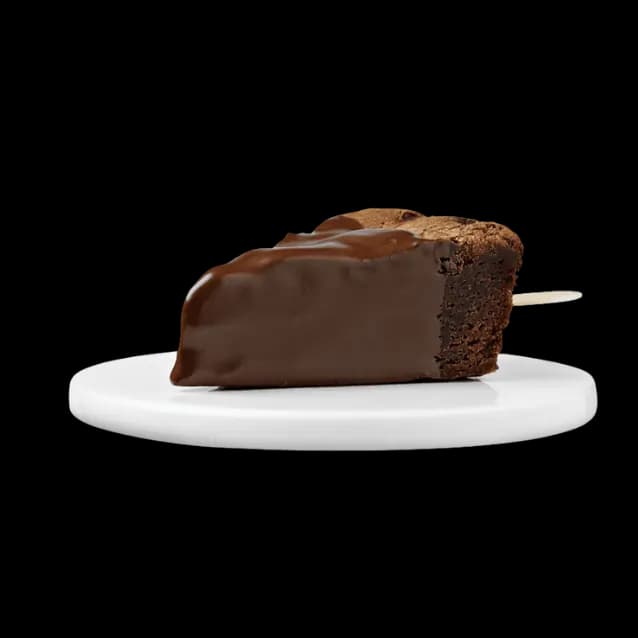 Fudge Dipped Brownie-On-a-Stick